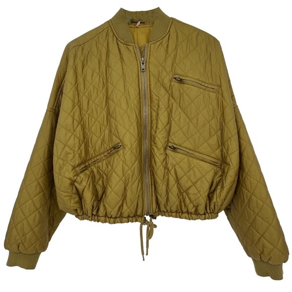 Free People Jackets & Blazers - FREE PEOPLE Easy Quilted Bomber XS